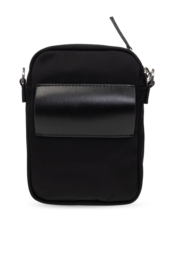 ショルダーバッグ Palm Angels  Shoulder Bags Men Fabric Black Palm Angels Embroidered Logo Camera Bag With in Black for